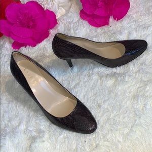 Ralph Lauren Faux Snake Skin Pumps